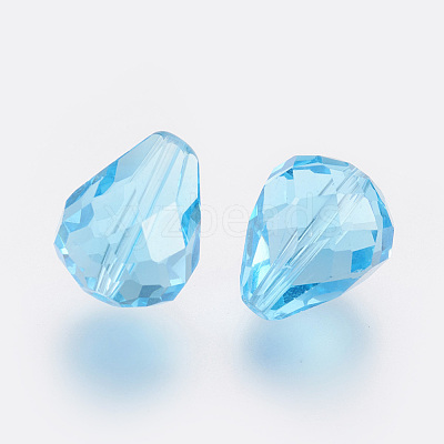 Imitation Austrian Crystal Beads SWAR-F062-12x10mm-10-1