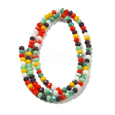 Glass Beads Strands EGLA-A034-M4mm-43-1