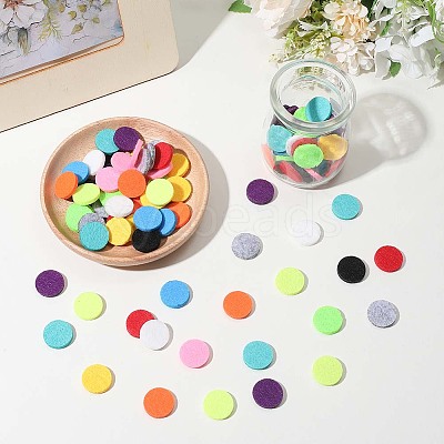 96Pcs 12 Colors  Fibre Perfume Pads DIY-SP0004-47B-02-1