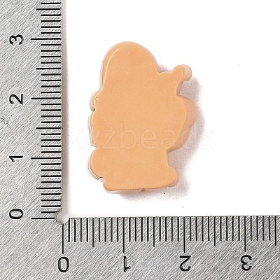 Christmas Bear Theme Opaque Resin Decoden Cabochons RESI-S397-02F-1