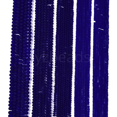 Transparent Glass Beads Strands X-EGLA-A044-T8mm-MD06-1