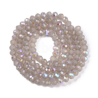 Electroplate Glass Beads Strands EGLA-A044-J4mm-L10-1