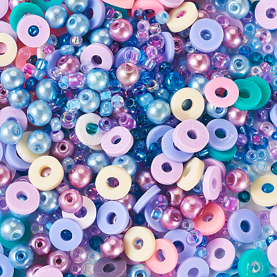 DIY Beads Jewelry Making Finding Kits DIY-TAC0009-10I-1
