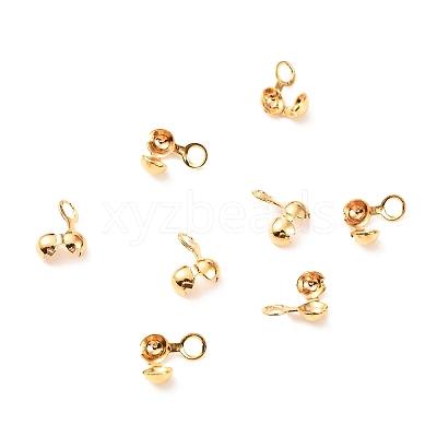 Brass Bead Tips X-KK-F824-033G-1