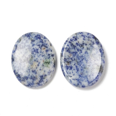 Natural Blue Spot Jasper Worry Stone for Anxiety Therapy G-B036-01N-1