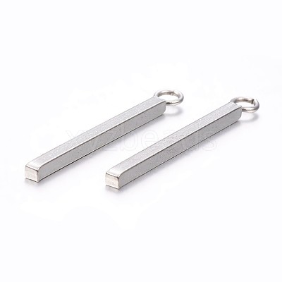Tarnish Resistant 304 Stainless Steel Pendants STAS-P186-05P-18mm-1