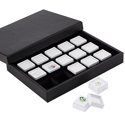 Rectangle Paper Loose Diamond Organizer Trays CON-WH0095-80-1