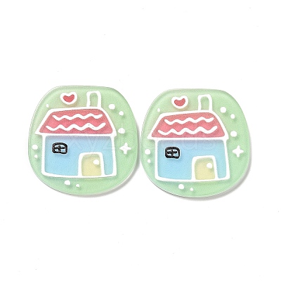 Printed Acrylic Cabochons LS-MACR-C003-28-1