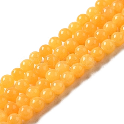 Natural Mashan Jade Beads Strands DJAD-6D-07-1