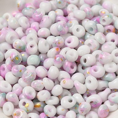 Baking Paint Glass Seed Beads SEED-F006-01A-13-1