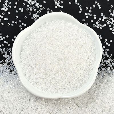 Opaque Colours Luster Glass Seed Beads SEED-H003-12I-1