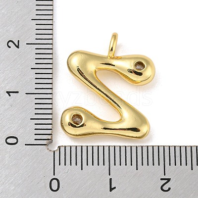 Rack Plating Brass Micro Pave Cubic Zirconia Pendants KK-A200-24G-Z-1