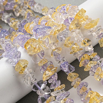 Crackle Glass Bead Strands G-F328-18-A-1