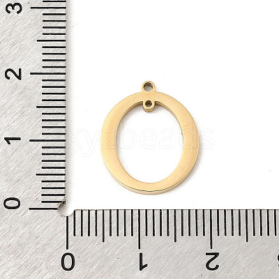 304 Stainless Steel Micro Pave Cubic Zirconia Pendants STAS-P431-21G-1