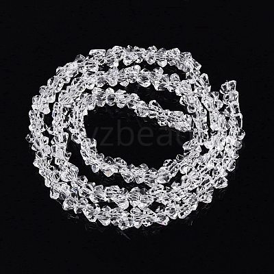 Transparent Glass Beads Strands GLAA-N018-3mm-02-1