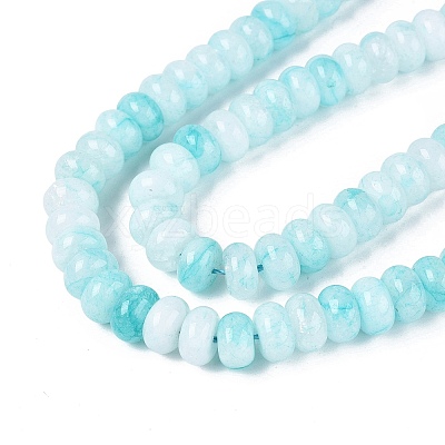 Natural White Jade Beads Strands G-Q613-01F-15-1