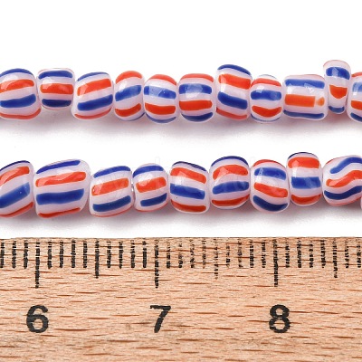 Handmade Lampwork Beads Strands BLOW-K001-01B-13-1