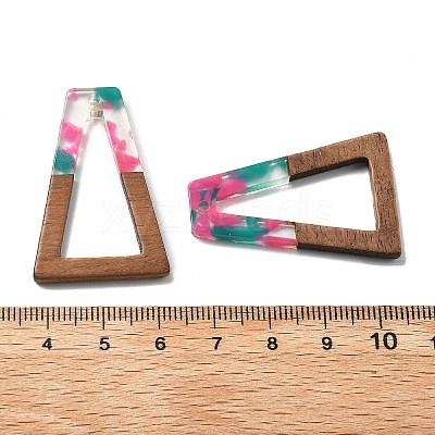 Resin and Walnut Pendants FIND-R051-03E-1