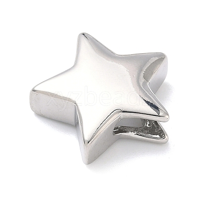 Star Brass Slide Charms LS-KK-P349-18A-P-1