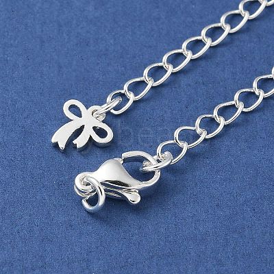 Brass Lobster Clasps & Ends with Chain KK-R120-05S-1
