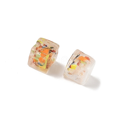 Baking Paint Handmade Gold Sand Lampwork Beads LAMP-P072-01A-01-1