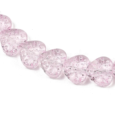 Transparent Glass Beads Strands GLAA-H038-01I-1