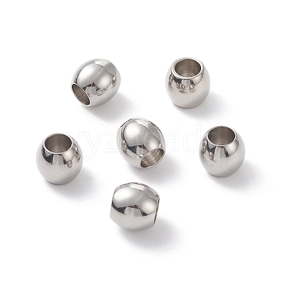 Tarnish Resistant 304 Stainless Steel Beads STAS-E034-2-1