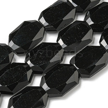 Natural Obsidian Beads Strands G-P544-B03-01-1