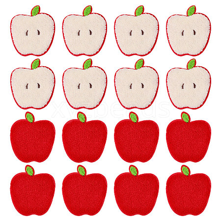 16Pcs 2 Styles Sew on Cloth Patches PATC-CA0001-39-1