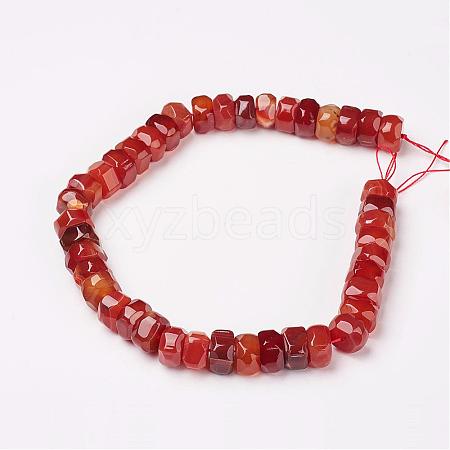 Natural Carnelian Agate Beads Strands G-D169-03D-1