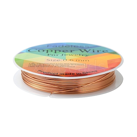 Copper Jewelry Wire CWIR-CW0.6mm-14-1