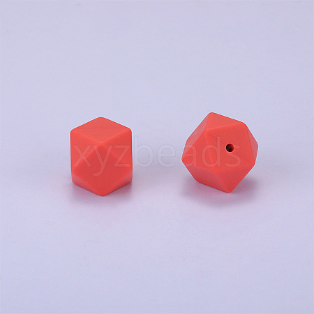 Hexagonal Silicone Beads SI-JX0020A-45-1