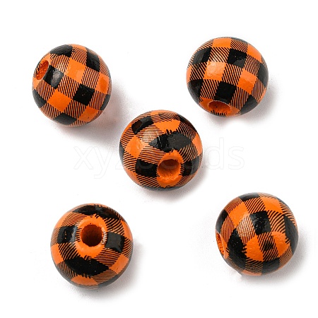 Autumn Wood European Beads WOOD-H105-04A-01-1