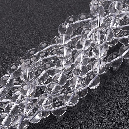 Synthetic Quartz Crystal Beads Strands X-GSR14mmA039-1-1