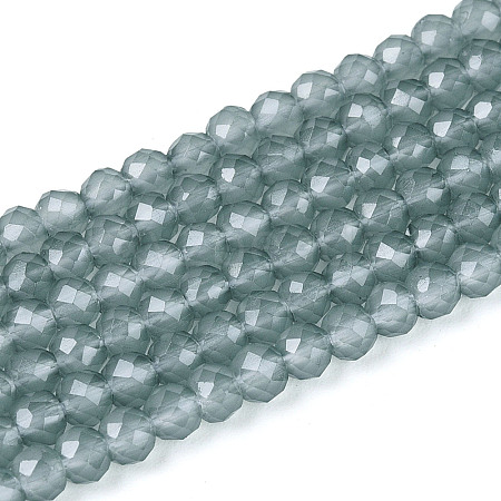 Imitation Jade Glass Beads Strands GLAA-T028-3mm-11K-1