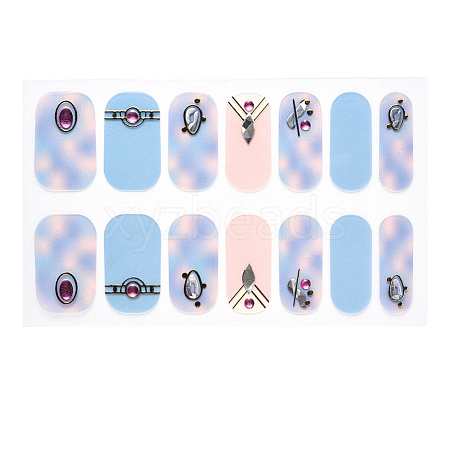 Full Cover Nombre Nail Stickers MRMJ-S060-ZX3353-1