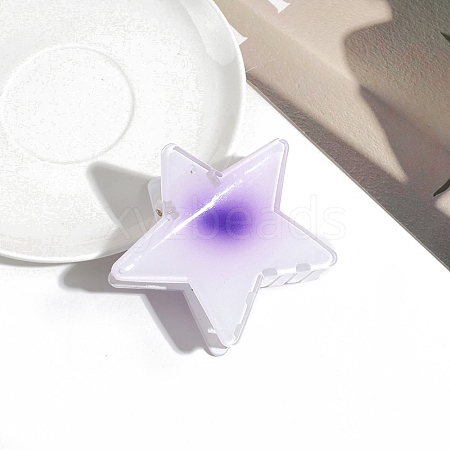 Star Plastic Claw Hair Clips PW-WG355F4-01-1