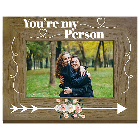 Rectangle Wood Photo Frames AJEW-WH20021-020-1