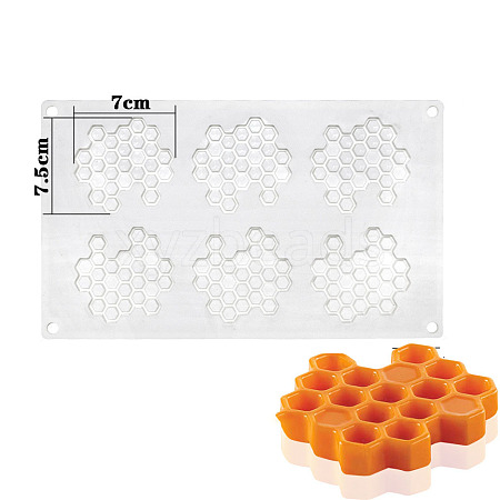 Honeycomb Shape DIY Silicone Molds BAKE-PW0010-20C-1