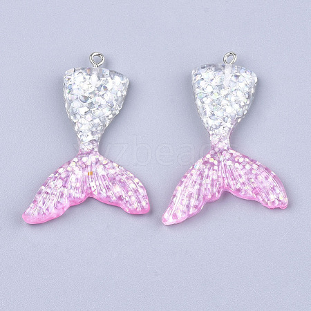 Resin Pendants CRES-T010-68Q-1