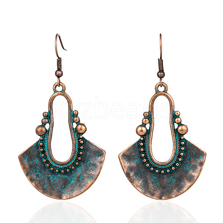 Retro Alloy Earrings for Women - Geometric ST5093036-1