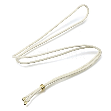 2.5MM Adjustable Braided Nylon Cords Necklace Making FB-CBAA152-02G-34-1
