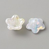 Opaque Acrylic Bead Caps SACR-TAC0007-02H-2