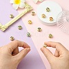 Brass Micro Pave Cubic Zirconia Spacer Beads KK-CJC0015-21G-4