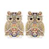 5D DIY Owl Pattern Animal Diamond Painting Pencil Cup Holder Ornaments Kits DIY-C020-03-3