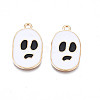 Alloy Enamel Pendants ENAM-S130-21-3