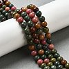 Dyed Natural Malaysia Jade Beads Strands G-G021-02A-16-5