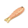 Brass Enamel Pendants KK-CBAF17A-06G-3