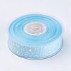 Polyester Grosgrain Ribbon SRIB-F004-25mm-01-2