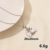 304 Stainless Steel Insects Pendant Necklace BX4246-9-1